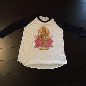 Spiritual Gangster Navy Baseball T-Shirt